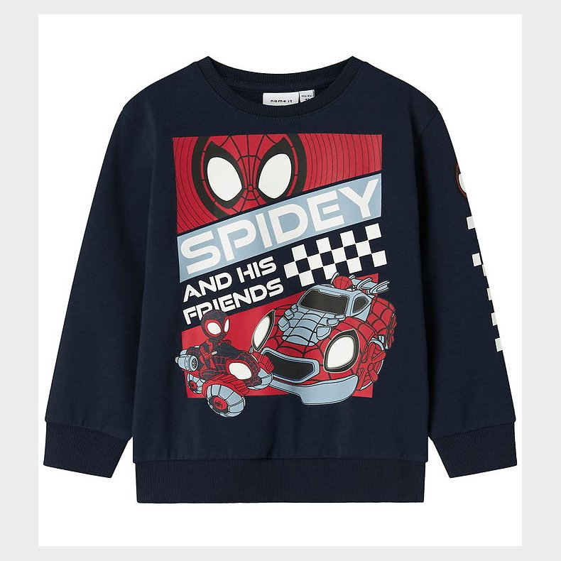 Name It Bluse - NmmJo - Spiderman - Navy Blazer