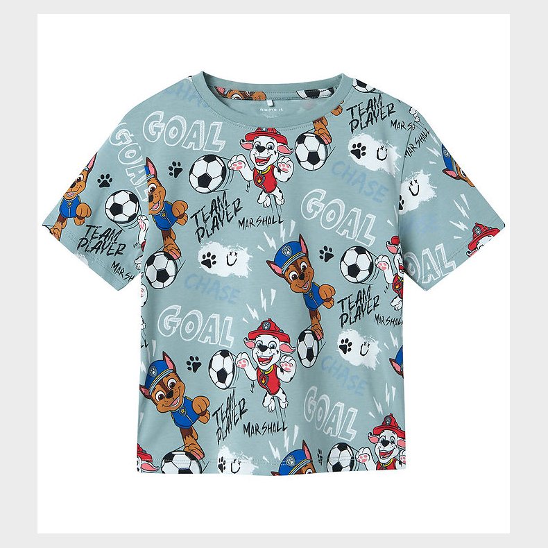 Name It T-shirt - NmmJubi - Paw Patrol - Dusty Blue