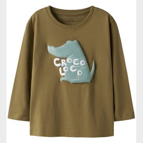 Name It Bluse - NmmVagno - Dull Guld/Croco Loco