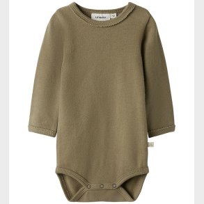 Lil Atelier Body l/ - Rib - Slim - NbfThoro - Sepia Tint