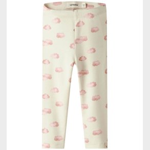 Lil Atelier Leggings - NbnLayo - Noos - Turtledove/PINK CLOUD