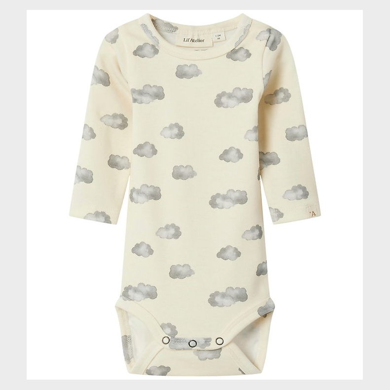 Lil Atelier Body l/ - NbnLayo - Noos - Turtledove/BLUE CLOUD