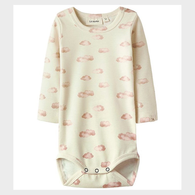 Lil Atelier Body l/ - NbnLayo - Noos - Turtledove/PINK CLOUD