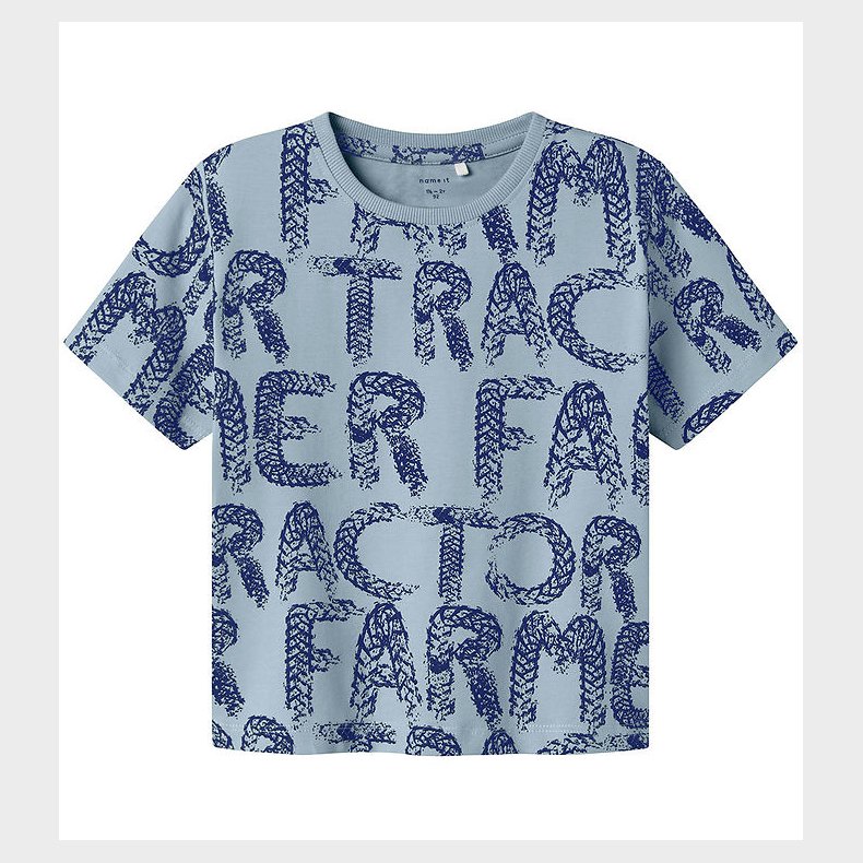 Name It T-shirt - NmmLeander - Dusty Blue