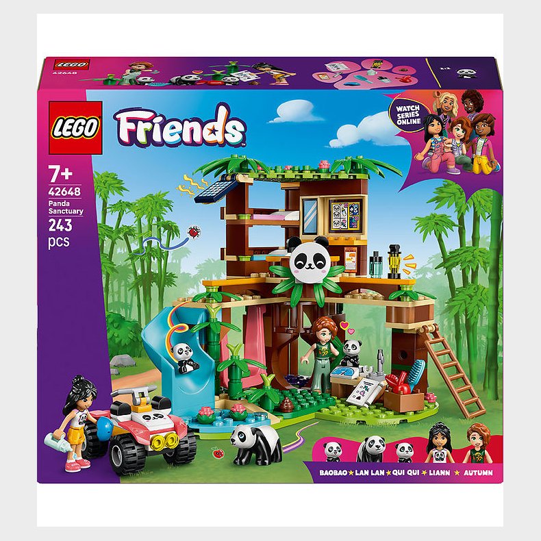 LEGO® klodser - Pandareservat med dyrepasning - 42648 - 243 dele