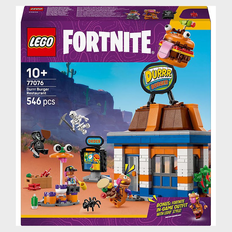 LEGO® Fortnite - Durrr Burger-restaurant 77076 - 546 dele