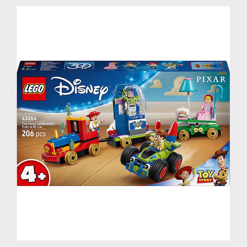 LEGO® Disney - Toy Story-fejring - Tog og fjernstyret bil 43264