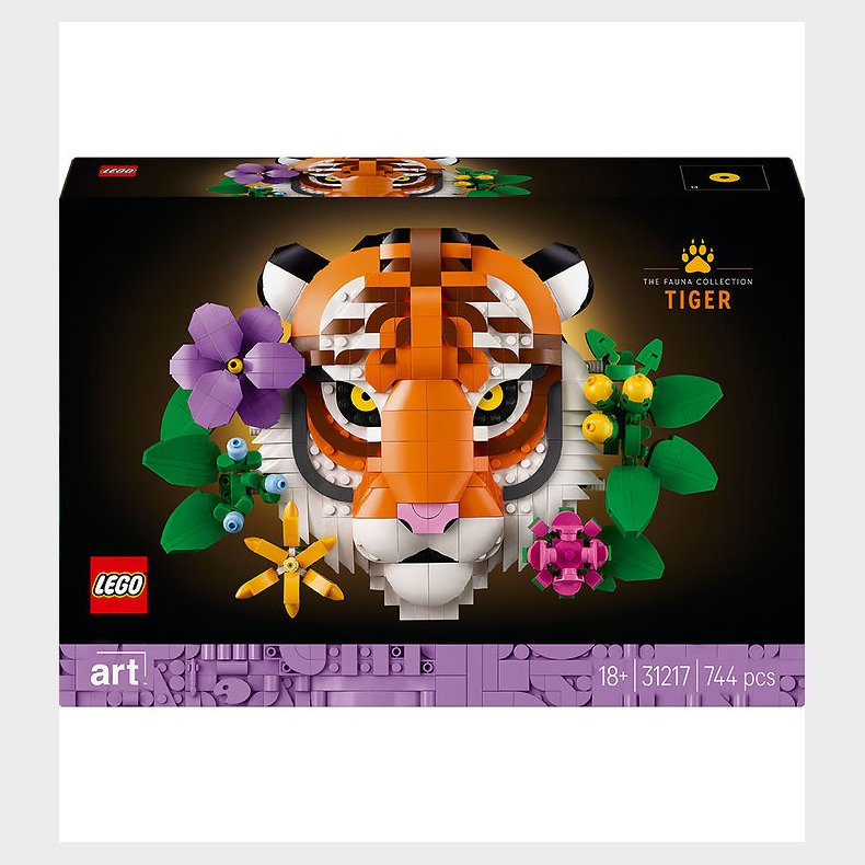 LEGO® Art - Faunasamlingen - Tiger 31217 - 744 Dele