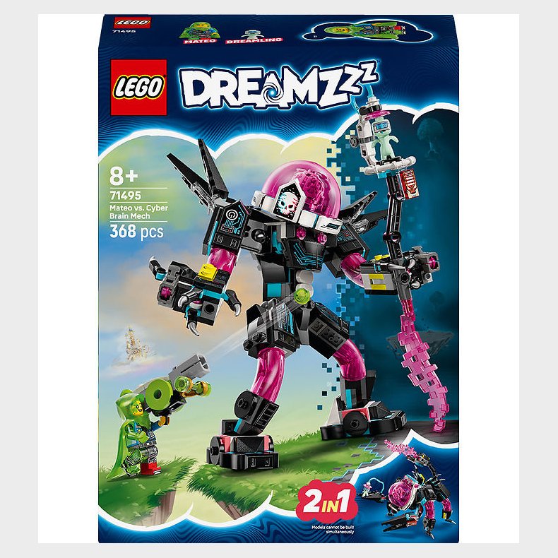 LEGO® DREAMZzz - Mateo mod cyberhjerne-mech 71495 - 368 Dele