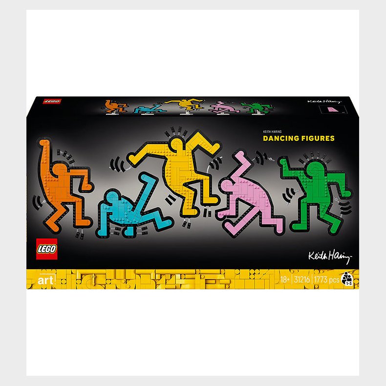 LEGO® Art - Keith Haring - Dansende 31216 - 1773 Dele