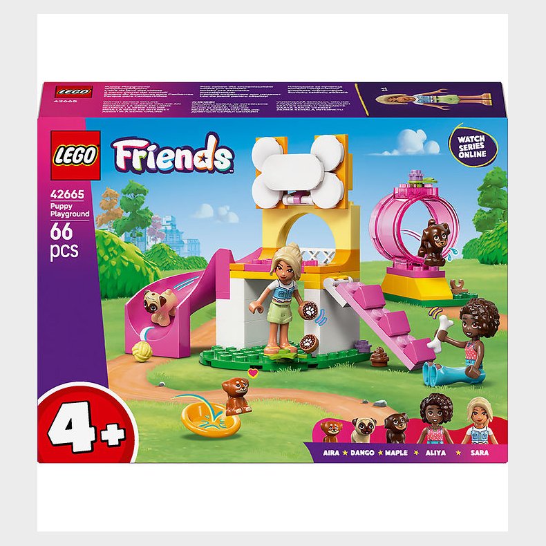 LEGO® Friends - Hvalpelegeplads 42665 - 66 Dele