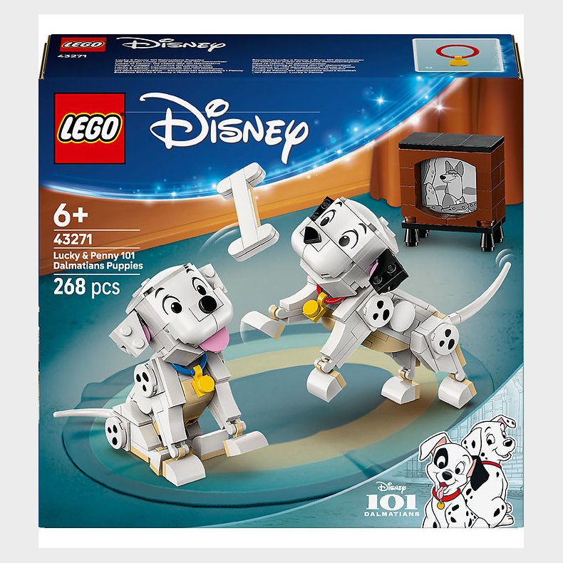 LEGO® Disney - Hvalpene Lucky Og Penny Fra 101 Dalmatinere 43271