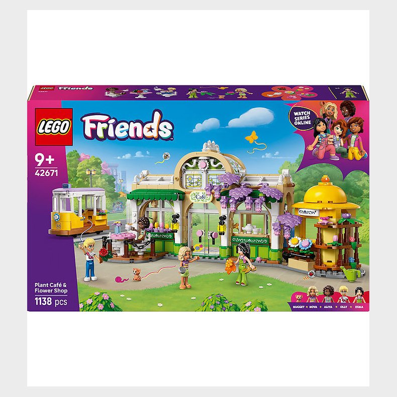 LEGO® Friends - Plantecaf� Og Blomsterbutik 42671 - 1138 Dele