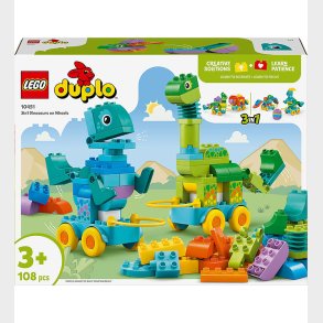 LEGO® DUPLO® - 3-I-1-Dinosaurer P� Hjul 10451 - 108 Dele