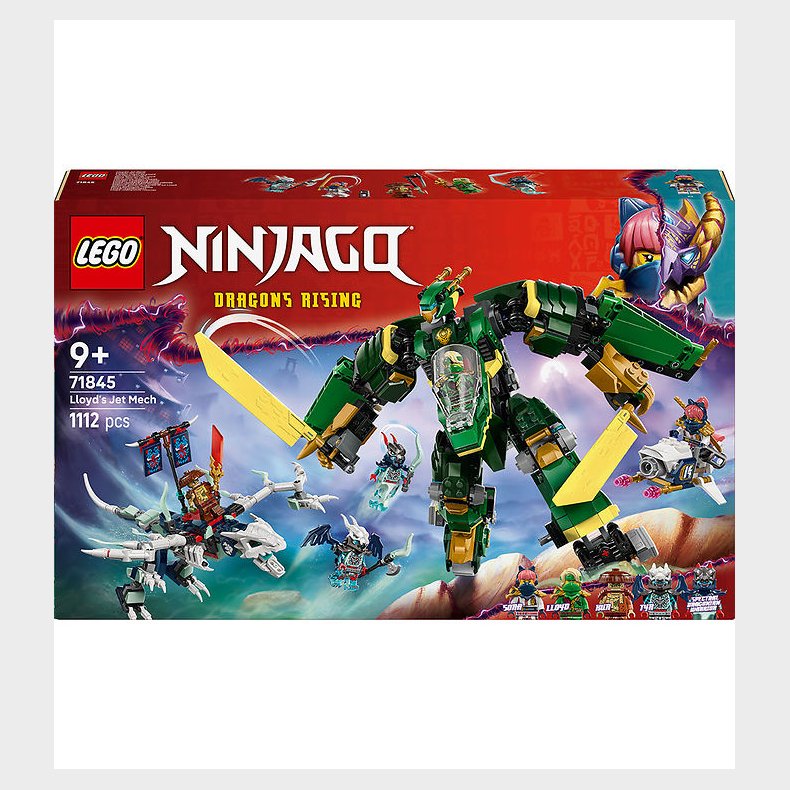 LEGO® Ninjago - Lloyds Jet-mech 71845 - 1112 Dele