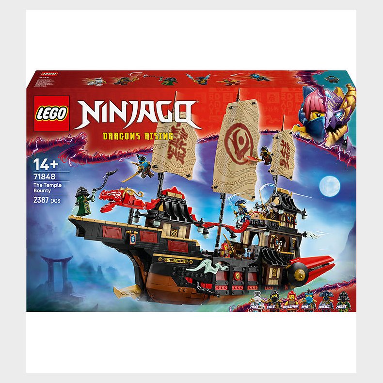 LEGO® Ninjago - Tempelskibet 71848 - 2387 Dele