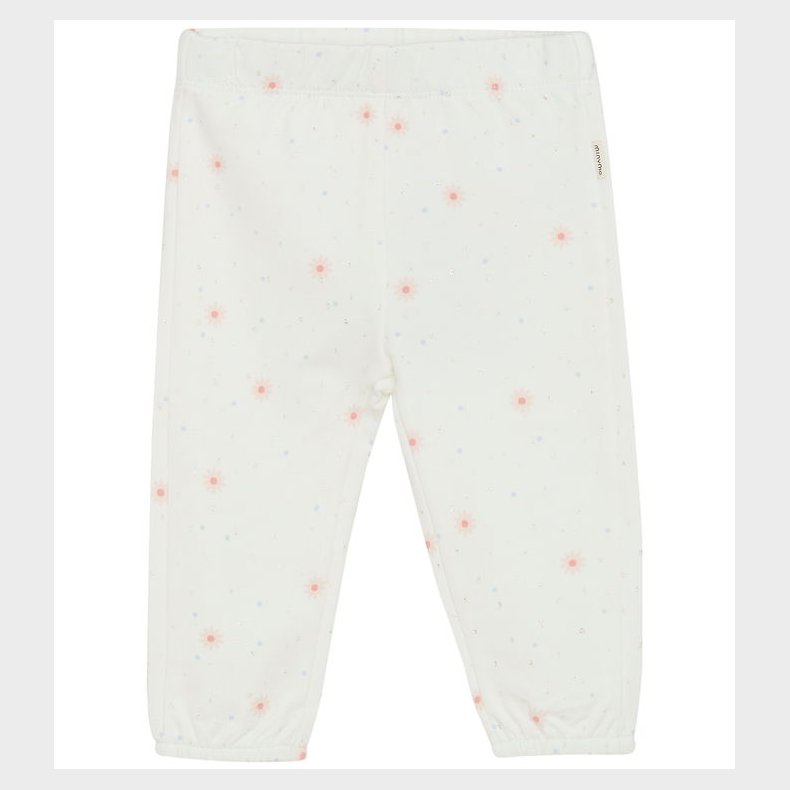 Minymo Sweatpants - AOP - Marshmellow White