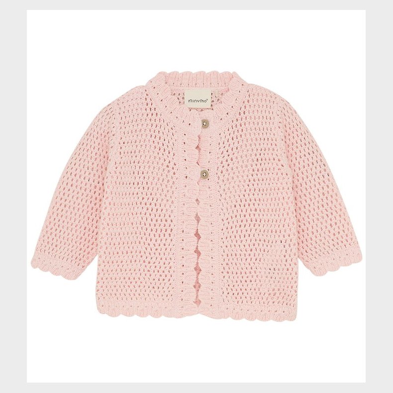 Minymo Cardigan - Strik - Pink Dogwood