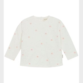 Minymo Sweatshirt - AOP - Marshmellow White