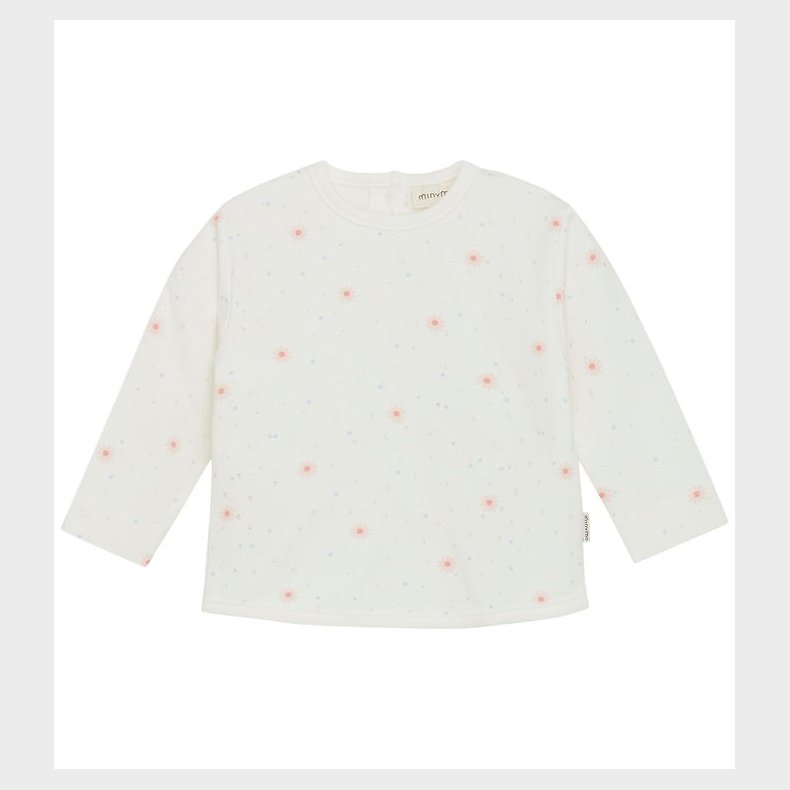 Minymo Sweatshirt - AOP - Marshmellow White