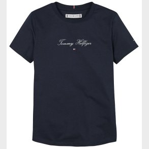 Tommy Hilfiger T-shirt - Script Slim - Dark Night Navy