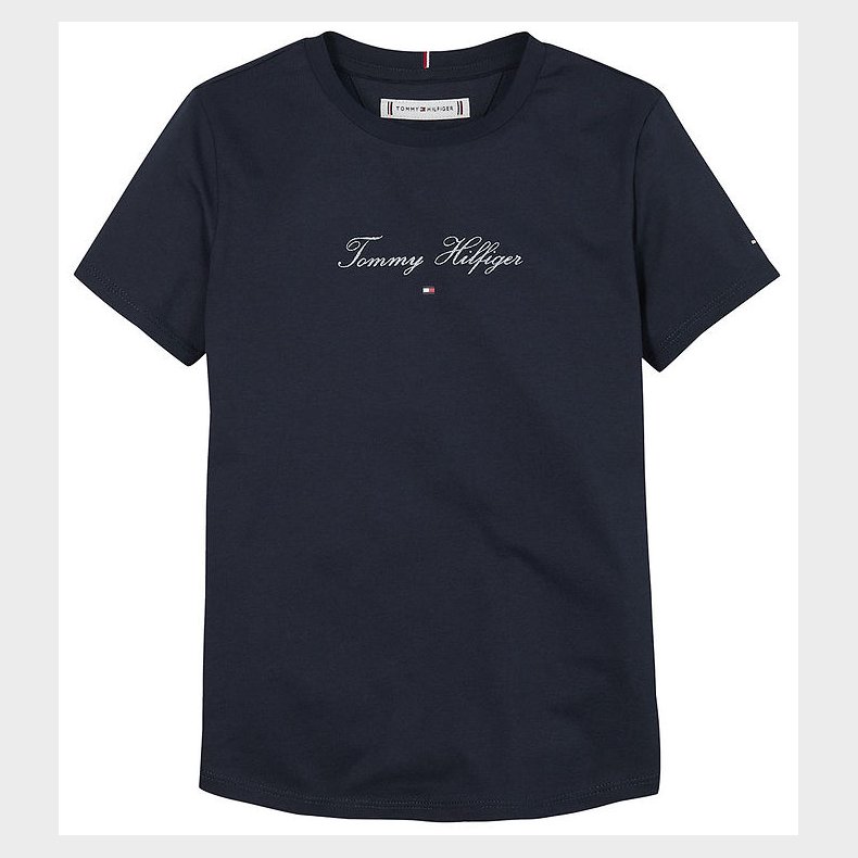 Tommy Hilfiger T-shirt - Script Slim - Dark Night Navy