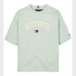 Tommy Hilfiger T-shirt - Varsity - Dew Green Heather