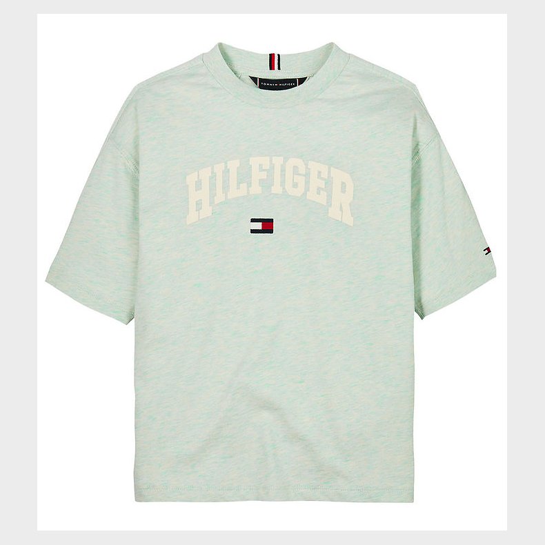 Tommy Hilfiger T-shirt - Varsity - Dew Green Heather