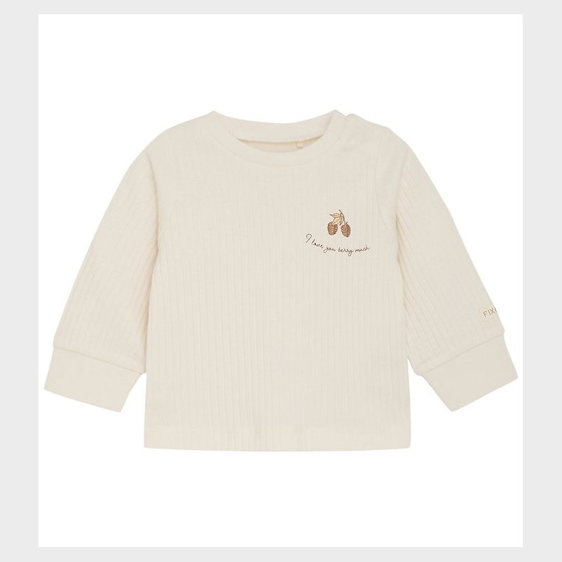 Fixoni Bluse - Rib - Eggnog
