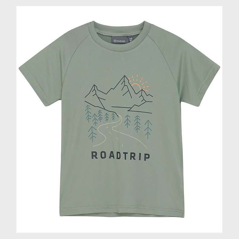 Color Kids T-shirt - Baselayer - Iceberg Green