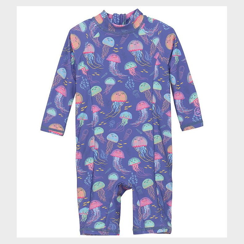 Color Kids Badeheldragt - UV50+ - AOP - Marlin