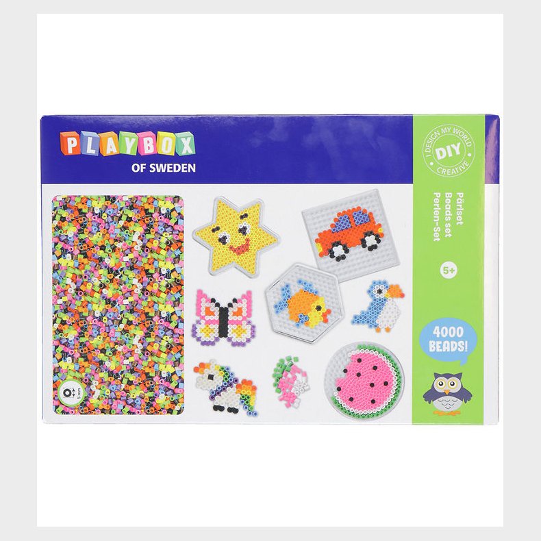 Playbox Perlest - 4000 Perler + 4 Perleplader