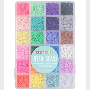 Playbox Perler - Heishi Perler I Opbevarings�ske - 3500 stk.