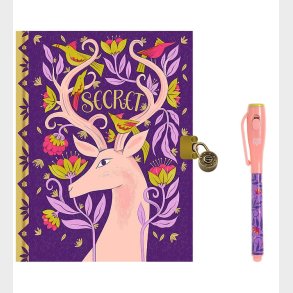 Djeco Dagbog m. Ls og Magisk Pen - Melissa