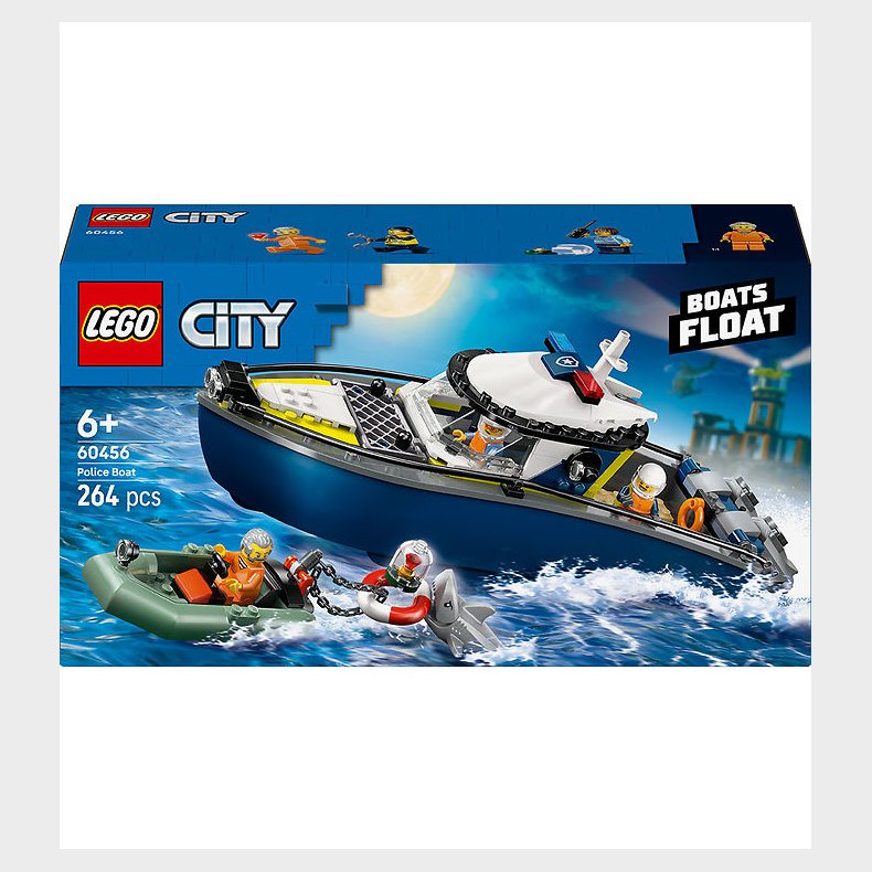 LEGO® City - Politib�d P� Forbryderjagt 60456 - 264 Dele