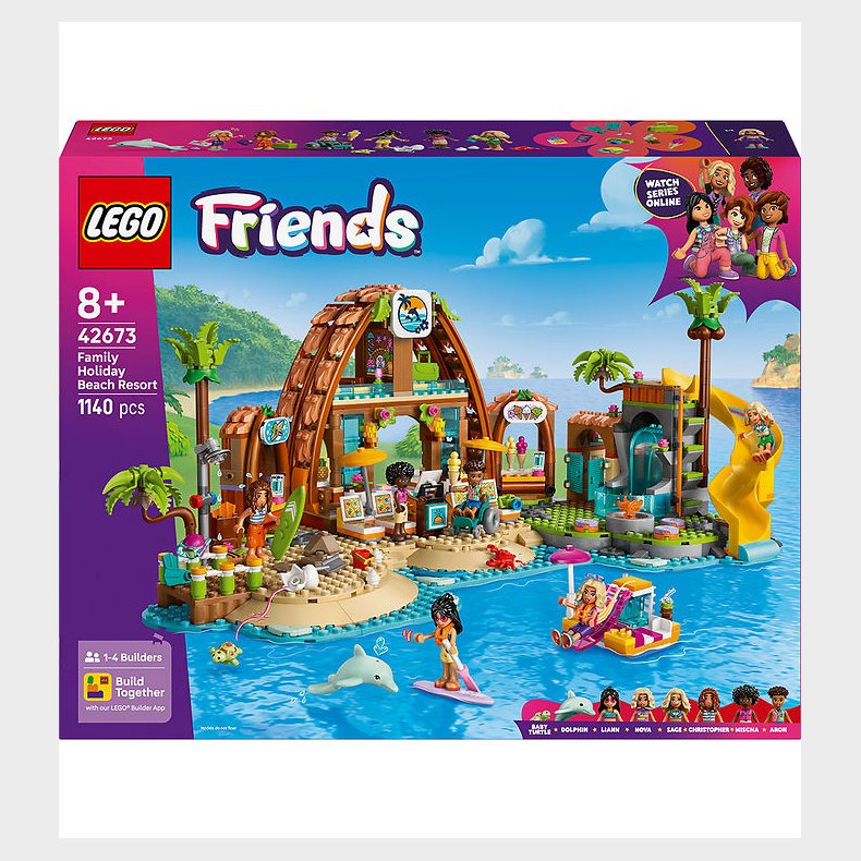 LEGO Friends - Familieferie P Strandresort 42673 - 1140 Dele