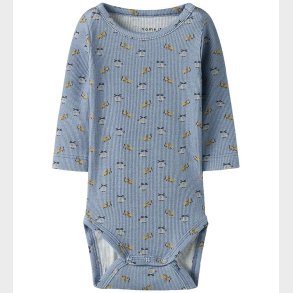 Name It Body l/ - Rib - NbmKoalkab - Dusty Blue