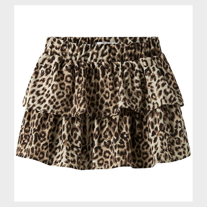 Name It Nederdel - NkfVinaya - Noos - Black/Leopard AOP