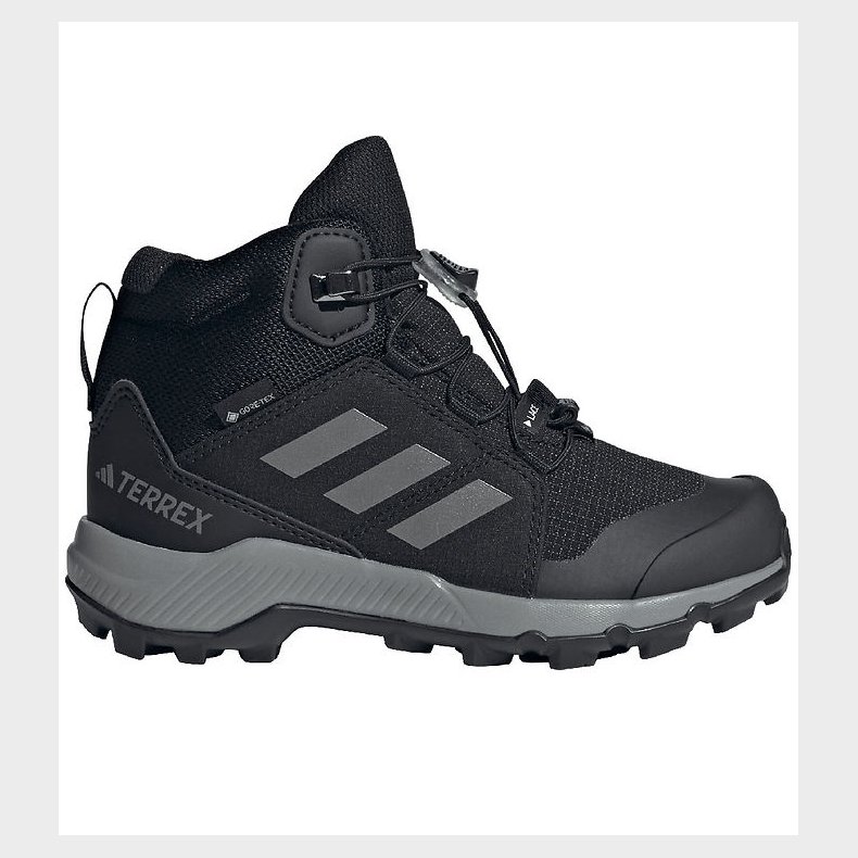 adidas Originals Stvler - TERREX MID GTX K - CBLACK/GRETHR