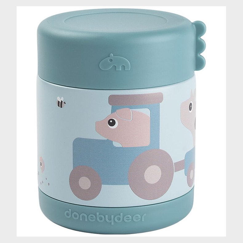 Done by Deer Termobeholder - 300 ml - Tiny Farm - Bl�