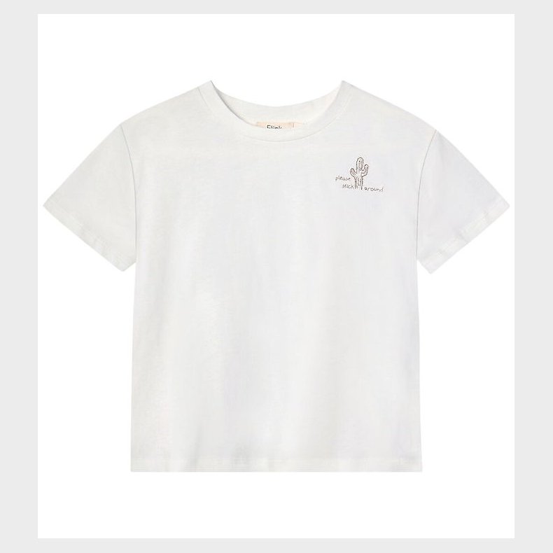 Fliink T-shirt - Sommer Cactus - Cloud Dancer
