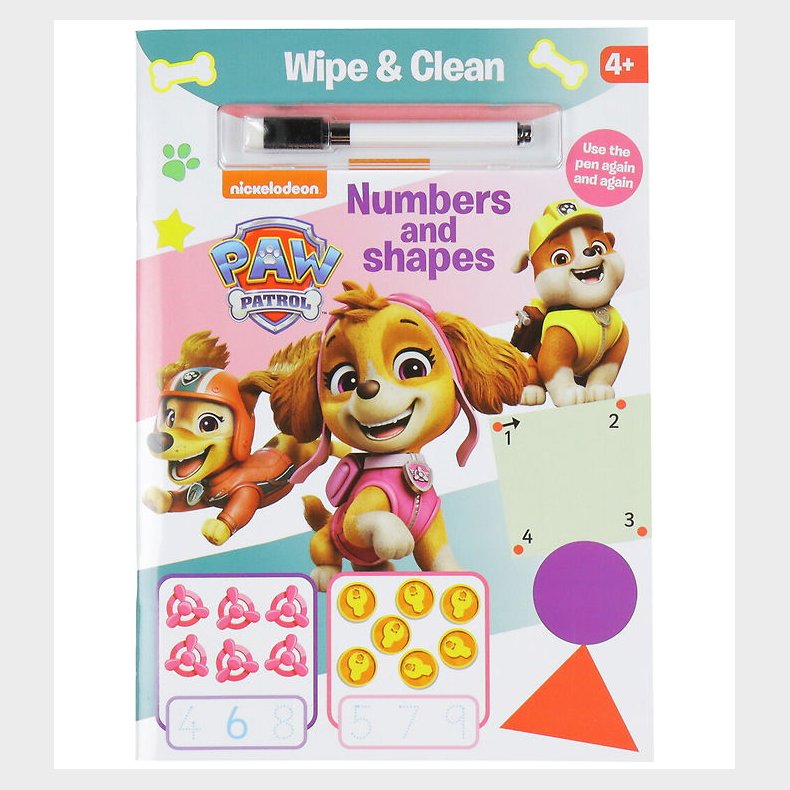 Alvilda Aktivitetsbog - Paw Patrol - Wipe & Clean
