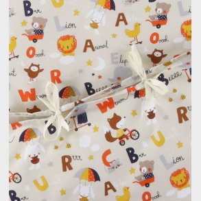 Nrgaard Madsens Sengetj - Baby - Beige m. Alfabet