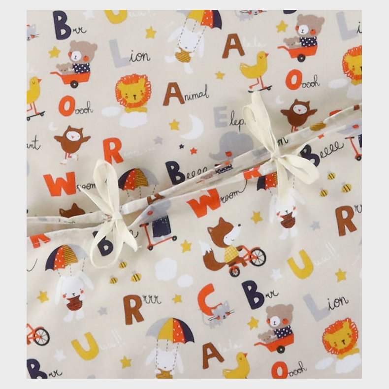 Nrgaard Madsens Sengetj - Baby - Beige m. Alfabet