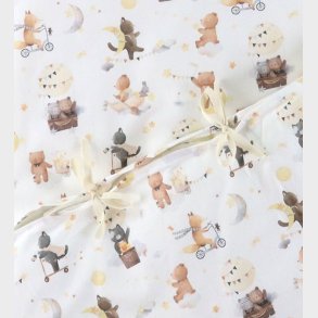 Nrgaard Madsens Sengetj - Baby - Off White/Bamser i Luftballon