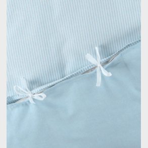 N�rgaard Madsens Senget�j - Baby - Hvid m. Bl� Striber