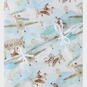 Nrgaard Madsens Sengetj - Voksen - Lysebl m. Helikoptere