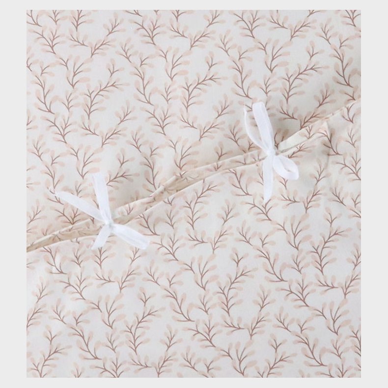 Nrgaard Madsens Sengetj - Voksen - Hvid m. Mauve Grene