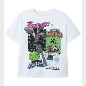 Name It T-shirt - Noos - NkmJahi Minecraft - Bright White