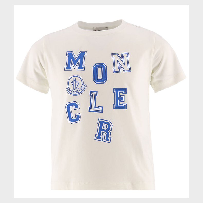 Moncler T-shirt - Hvid m. Bl